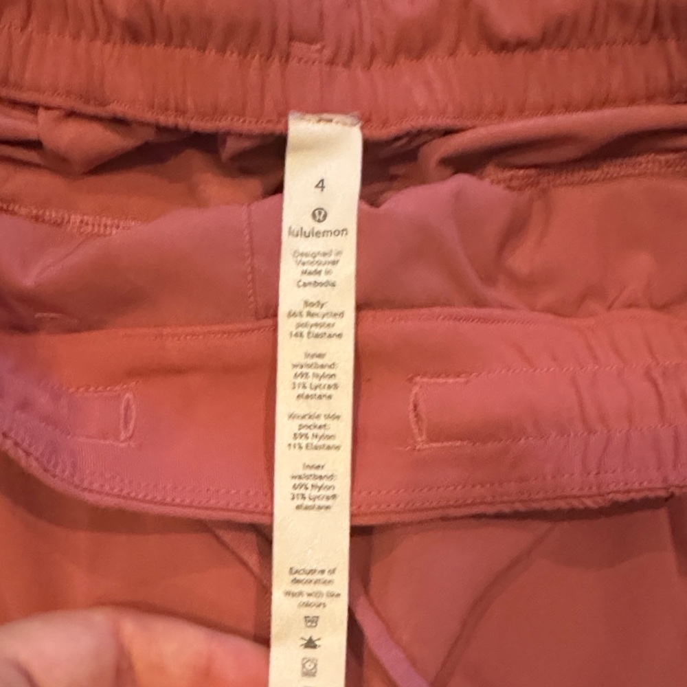 Lululemon Athletica Dusty Rose Athletic Shorts - Picture 2 of 3
